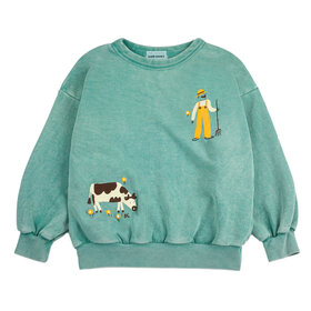Bobo Choses Farm Adventure Green Sweatshirt