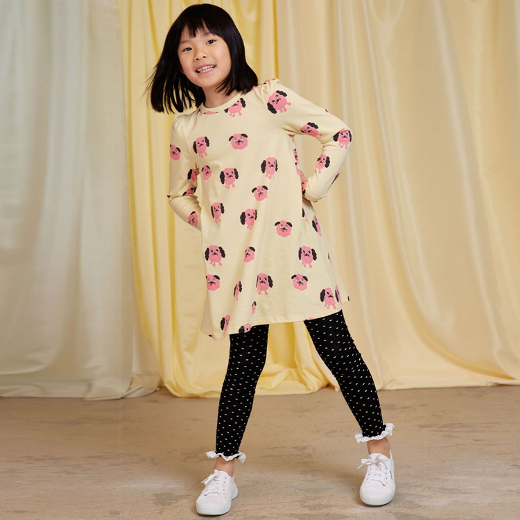 Mini Rodini Doggies L/S Dress AOP