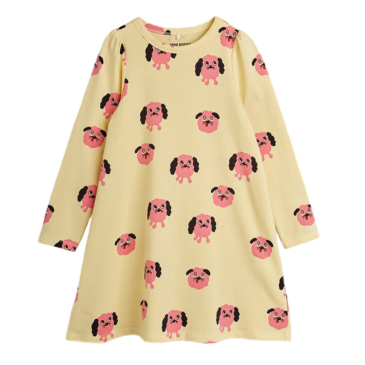 Mini Rodini Doggies L/S Dress AOP
