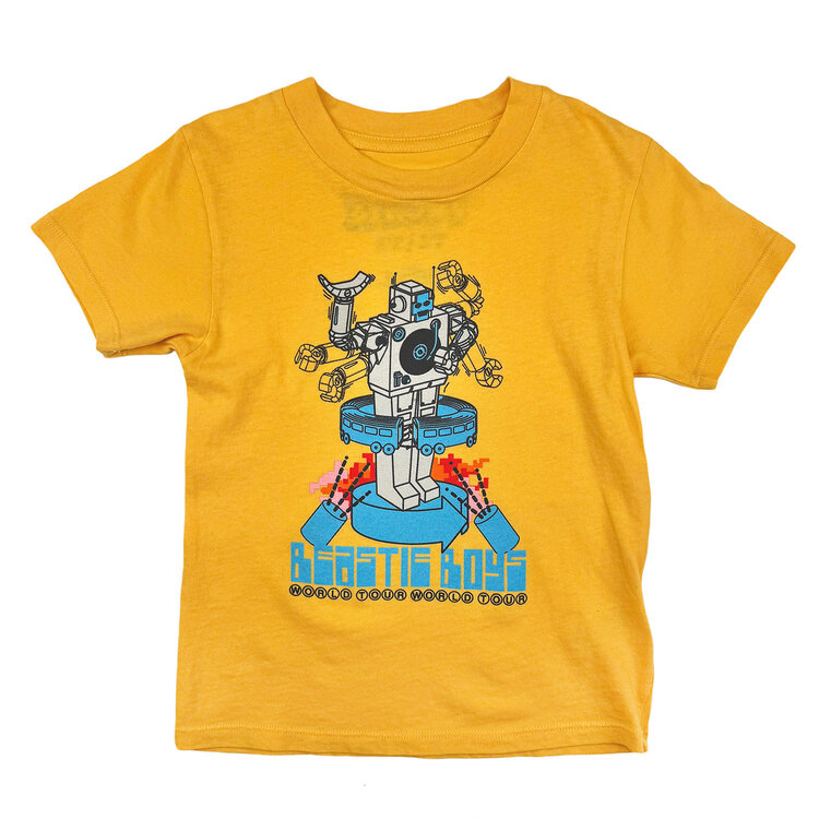 Rowdy Sprout Beastie Boys Robot Tee Yellow