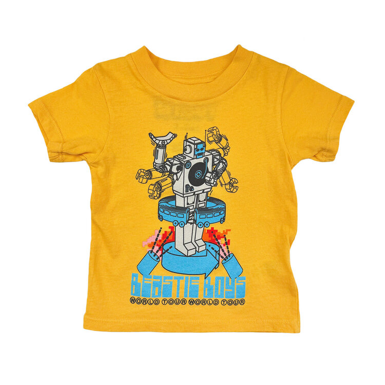 Rowdy Sprout Beastie Boys Robot Tee Infant Yellow