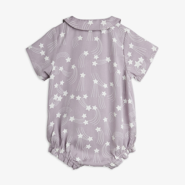 Mini Rodini Starfall Woven One Piece AOP Purple