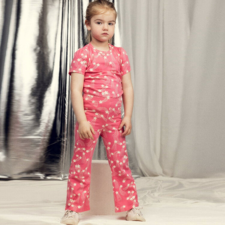 Mini Rodini Starfall Flared Kids Trousers