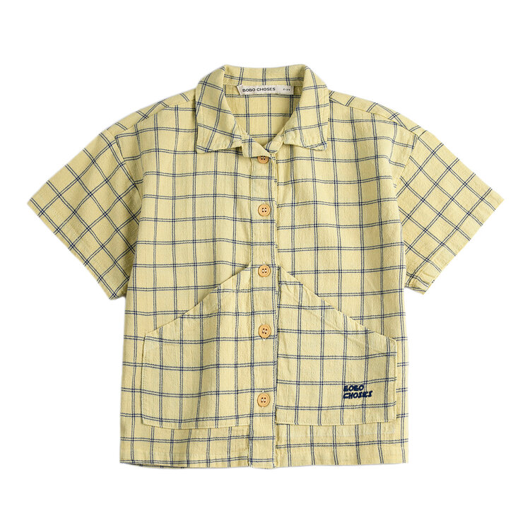 Bobo Choses Spicy Window Pane Woven Shirt
