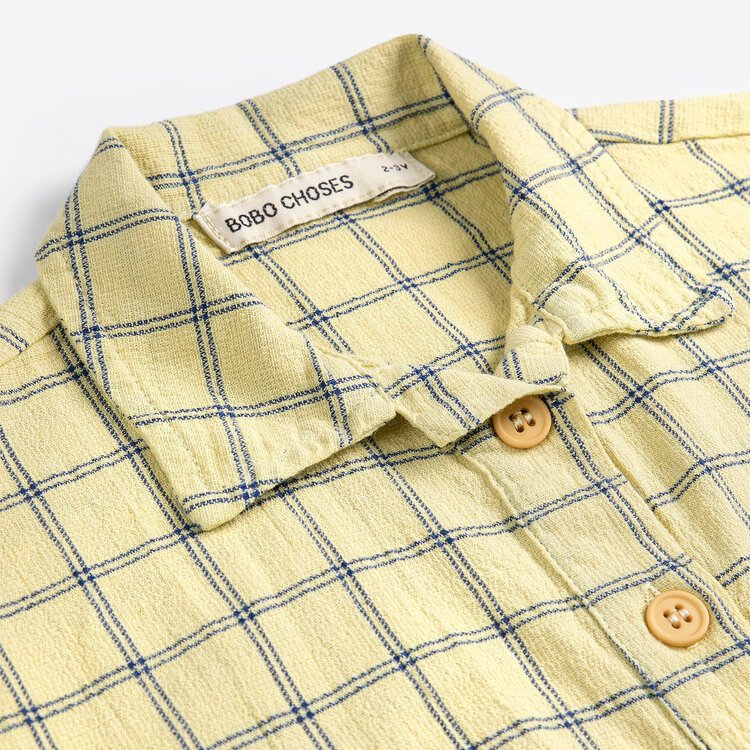 Bobo Choses Spicy Window Pane Woven Shirt