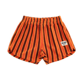 Bobo Choses Striped Brick Terry Cloth Shorts
