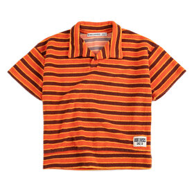 Bobo Choses Striped Brick Terry Polo