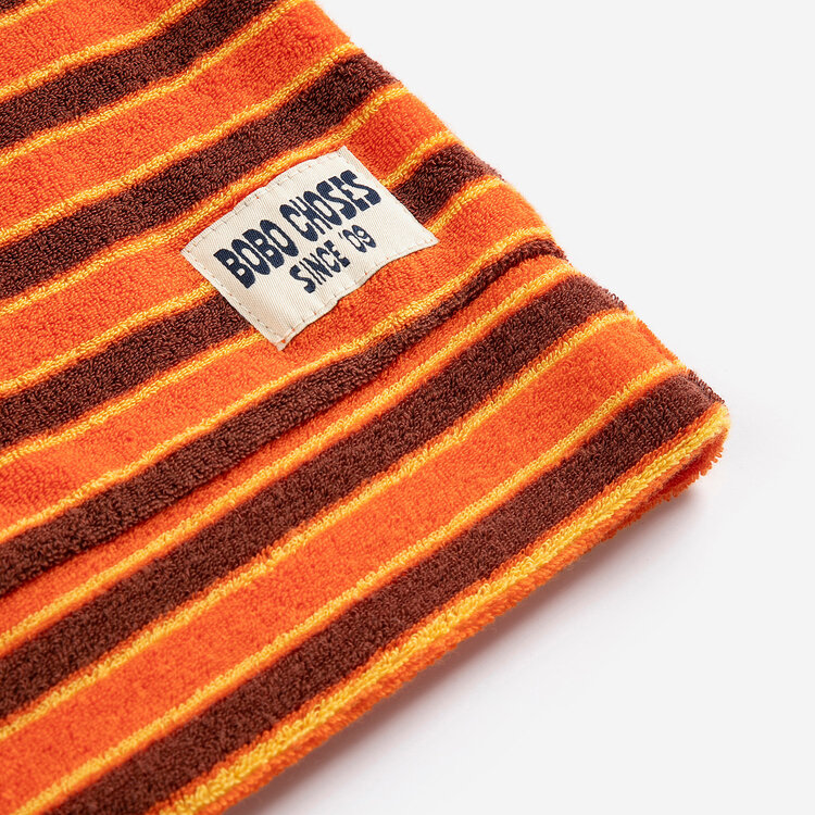 Bobo Choses Striped Brick Terry Polo