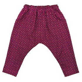 Lucky Wang Sarouel Grape Soda Multi Dots Pants