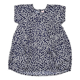 Lucky Wang Blossoms Blue Sakku Dress