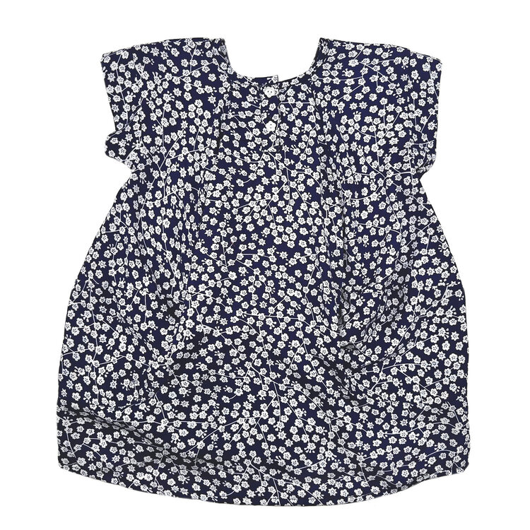 Lucky Wang Blossoms Blue Sakku Dress