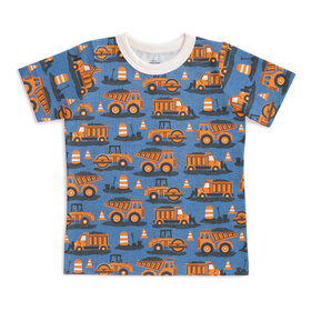 Winter Water Factory Roadwork S/S Tee Orange & Blue