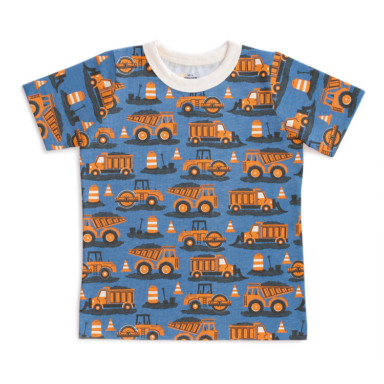 Winter Water Factory Roadwork S/S Tee Orange & Blue