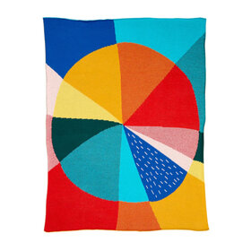 Donna Wilson Pie Chart Cotton Mini Blanket