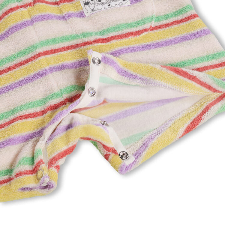 Molo Pastel  Stripe Fawn Infant Jumpsuit