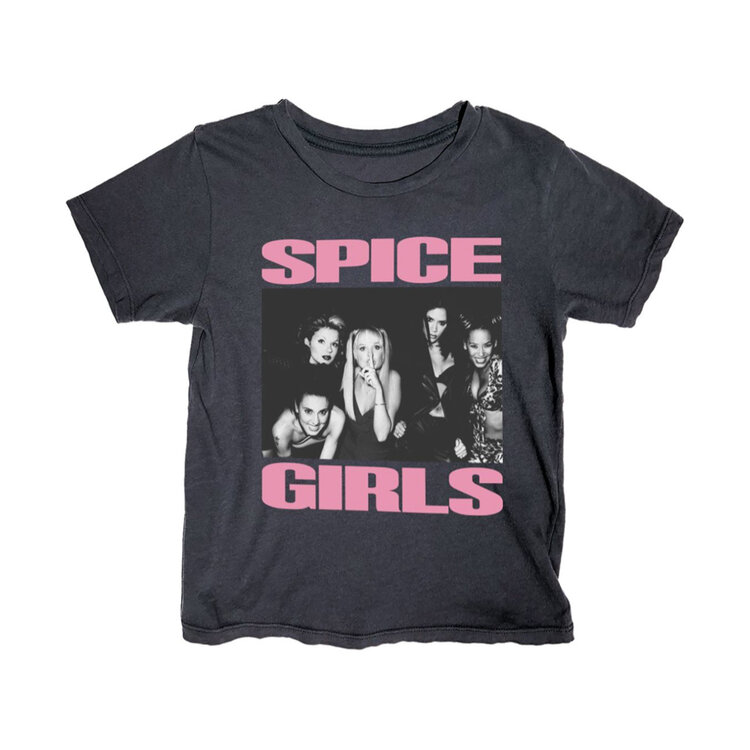 Rowdy Sprout Spice Girls S/S Black Tee Infant
