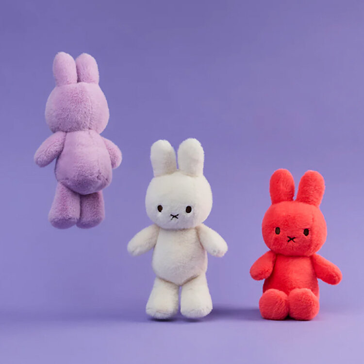 Bon Ton Toys Miffy Bright Coral Fuzzy 7" ECO