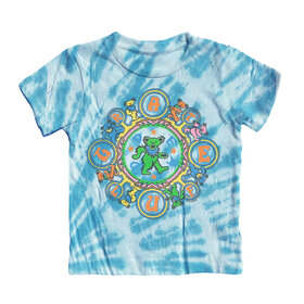 Rowdy Sprout Grateful Dead Bears Tie Dye Tee Infant