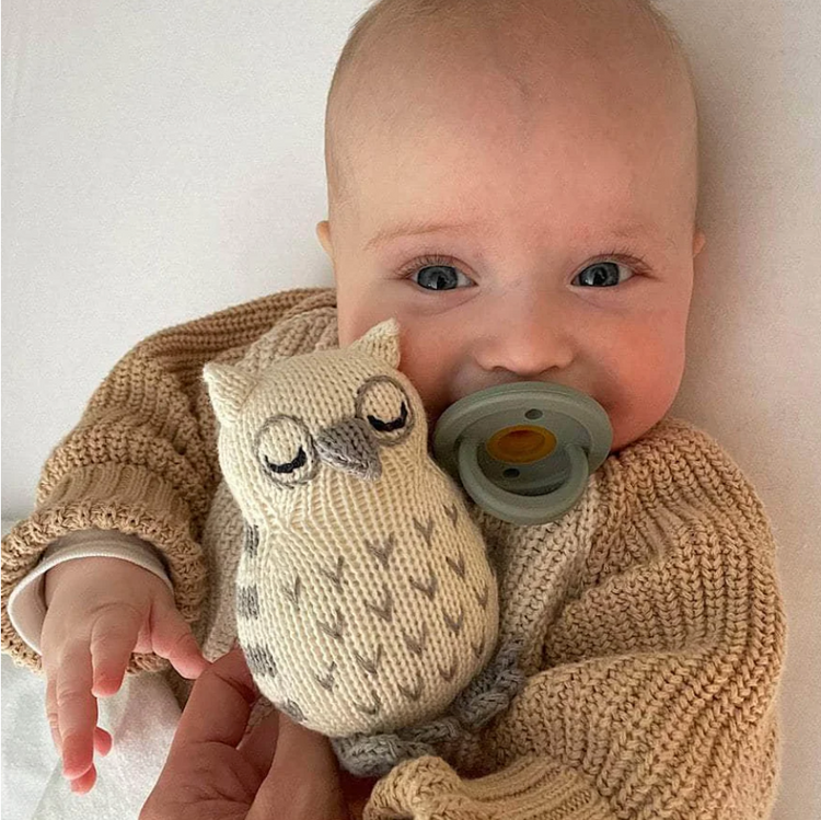 Estella nyc Owl Rattle
