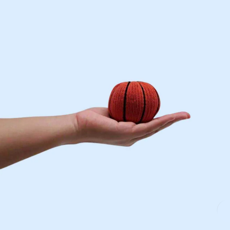 Estella nyc Basketball Organic Rattle