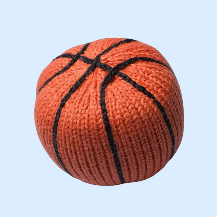Estella nyc Basketball Organic Rattle