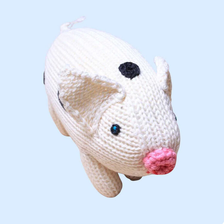 Estella nyc Piggy Rattle