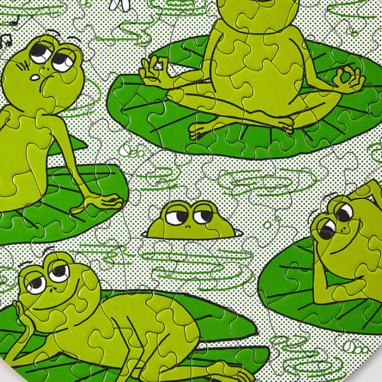 Le Puzz Peace Frogs Petite Le Puzz Puzzle