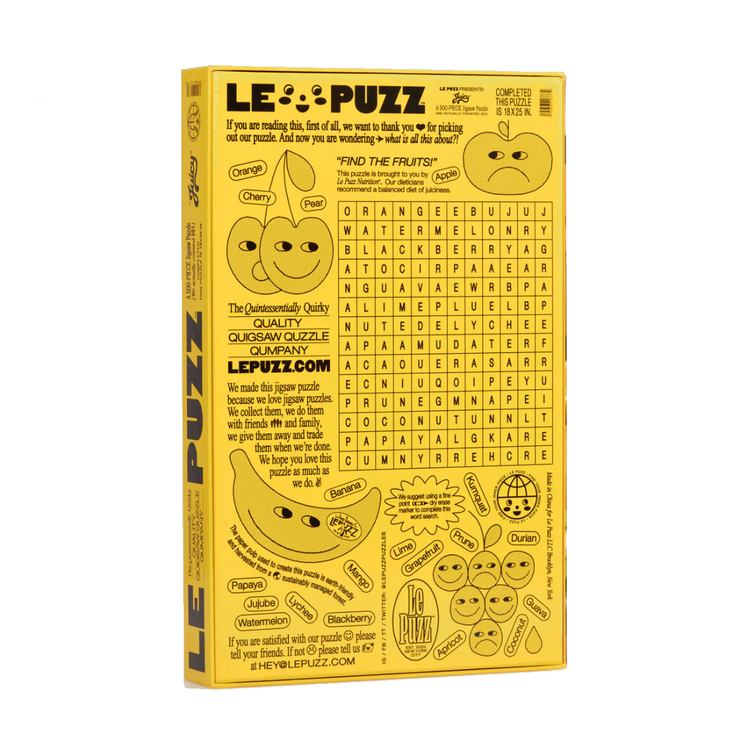 Le Puzz Juicy Le Puzz Puzzle