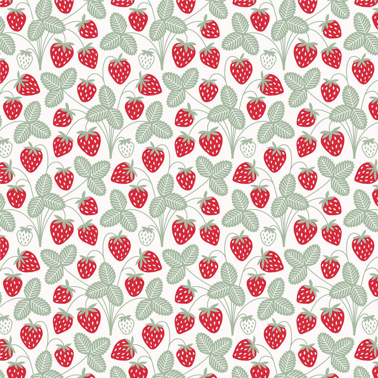 Winter Water Factory Strawberries Terry Blanket