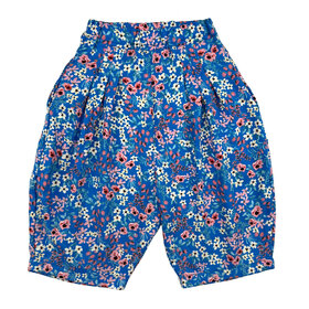 Lucky Wang Mini Blooms Blue Bubble Pants