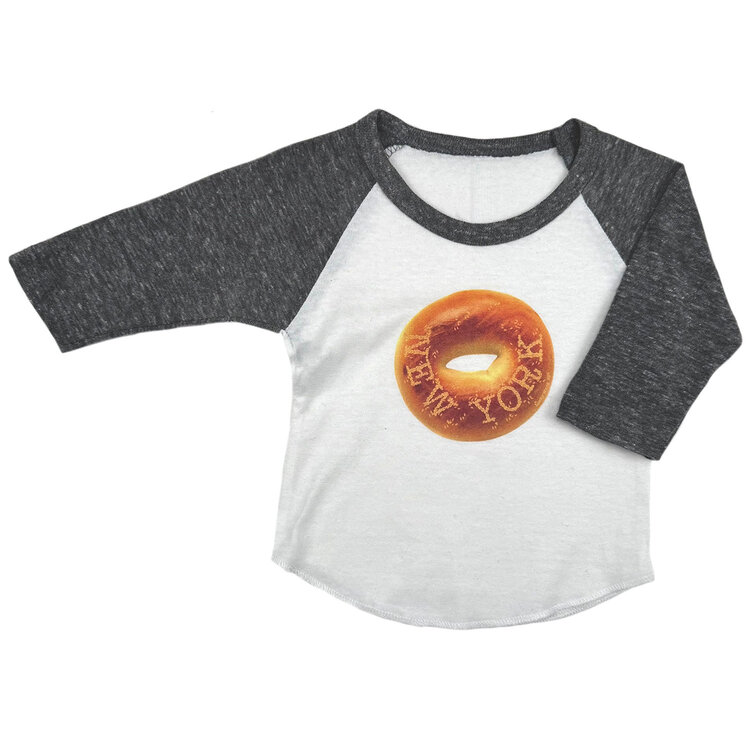 Lucky Wang Bagel Raglan White/ Ash