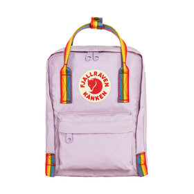 Fjallraven Mini Kanken Backpack Pastel Lavender - Rainbow