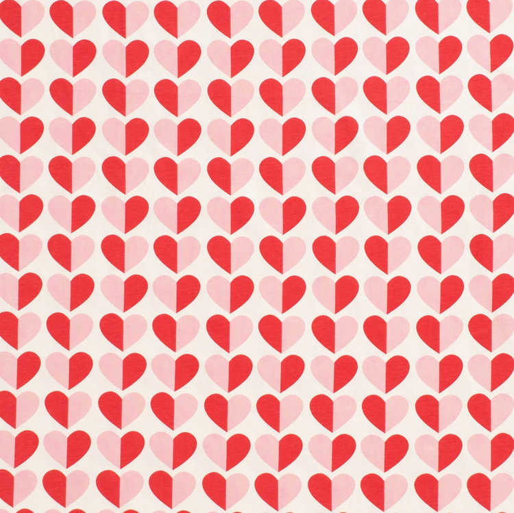 Winter Water Factory Hearts Red & Pink Tee