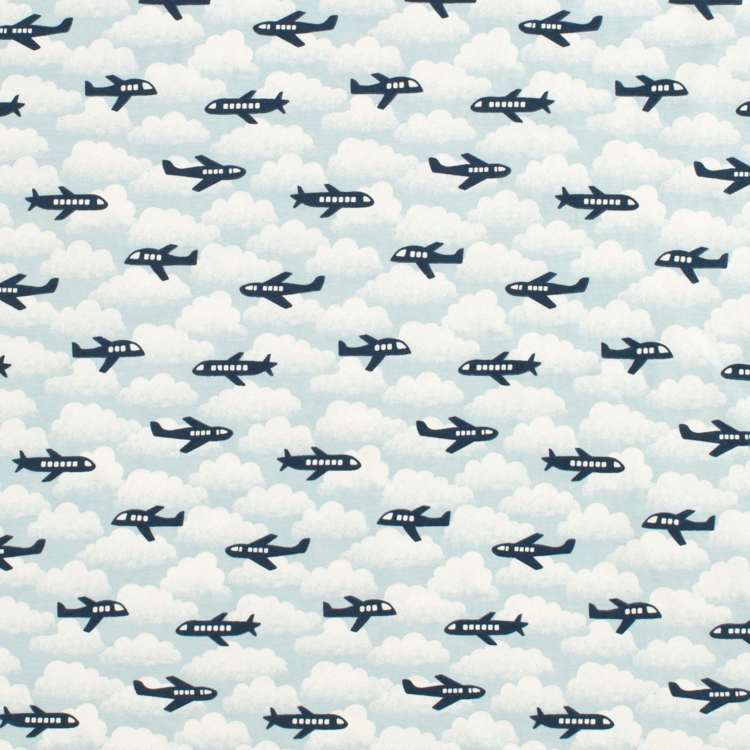 Winter Water Factory Airplanes Blue Sumer Romper