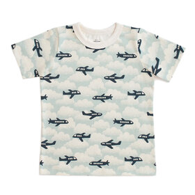 Winter Water Factory Airplanes Blue Tee