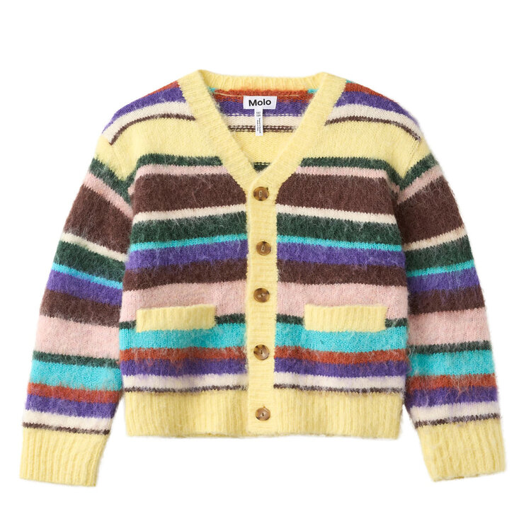 Molo Gemstone Stripe Brutus Cardigan