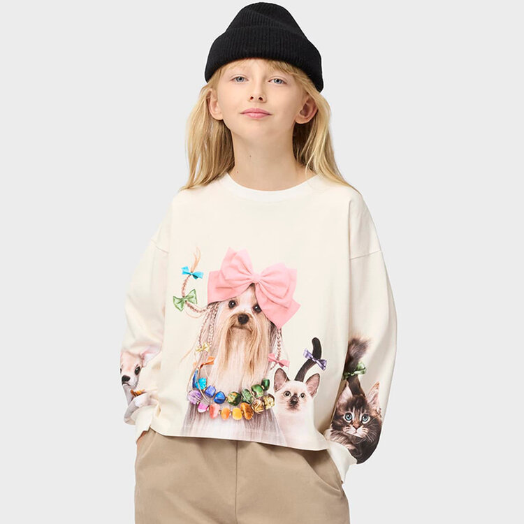 Molo Photoshoot Reniza Cream L/S Tee