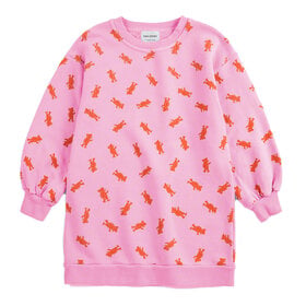Bobo Choses Softpaw Monster Sweatshirt Dress AOP
