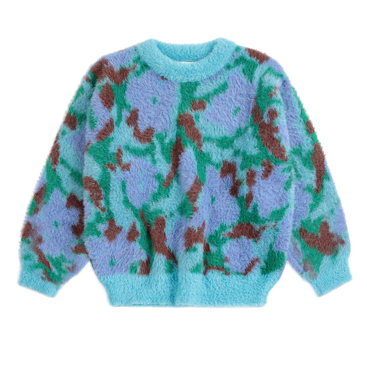 Bobo Choses Watercolor Jacquard Sweater AOP