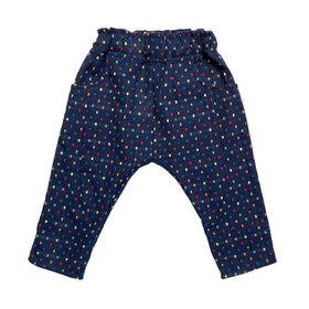 Lucky Wang Multi Navy Infant Sarouel Pants