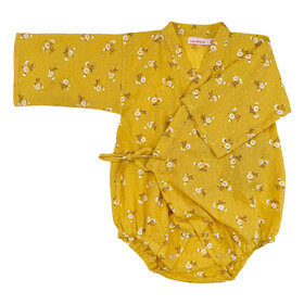 Lucky Wang Kimono One Piece Mini Daisy Yellow