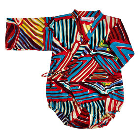 Lucky Wang Kimono One Piece Tiles Multi