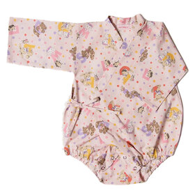 Lucky Wang Kimono One Piece ABC Pink