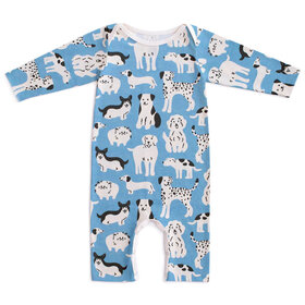 Winter Water Factory Dog Parade Blue L/S Jumpsuit