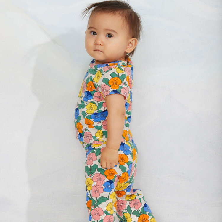 Mini Rodini Violas Multi Baby Leggings AOP