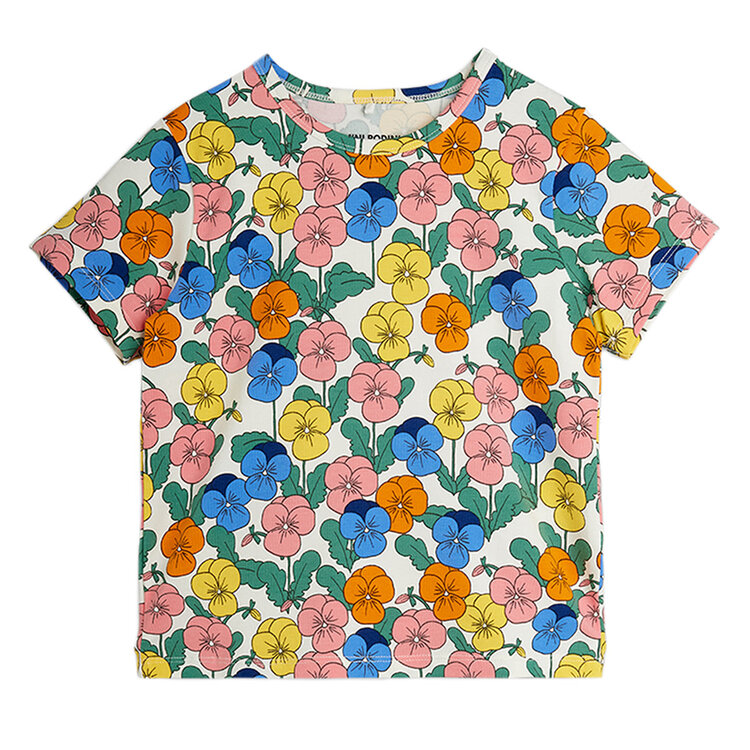 Mini Rodini Violas Multi S/S Tee AOP