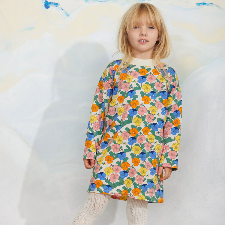 Mini Rodini Violas Multi L/S Dress AOP