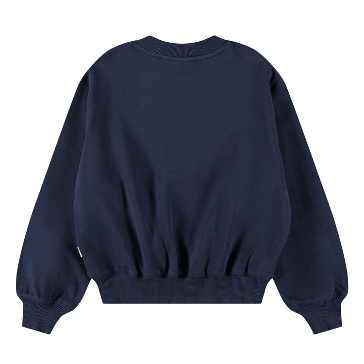 Molo Floral Navy Blazer Sweatshirt