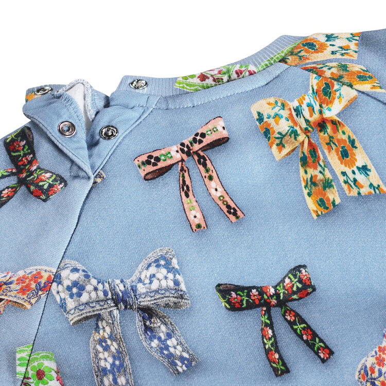 Molo Mini Bows Infant Sweatshirt