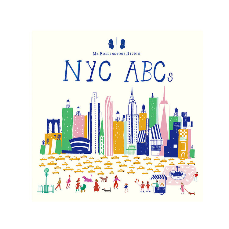 Baby Gift Set: Know your NYCs Romper 6m, Pigeon Rattle, Mr. Boddington's NYC ABCs